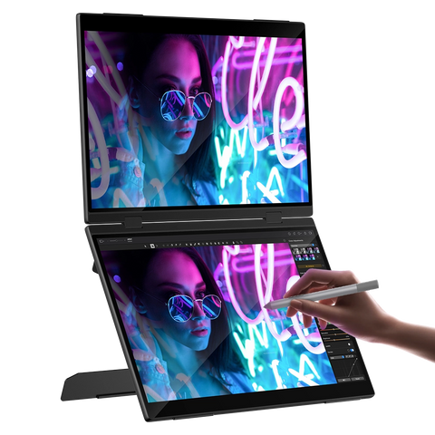 Delta Pro Touch - Double écran 16 pouces 2,5K avec stylet tactile